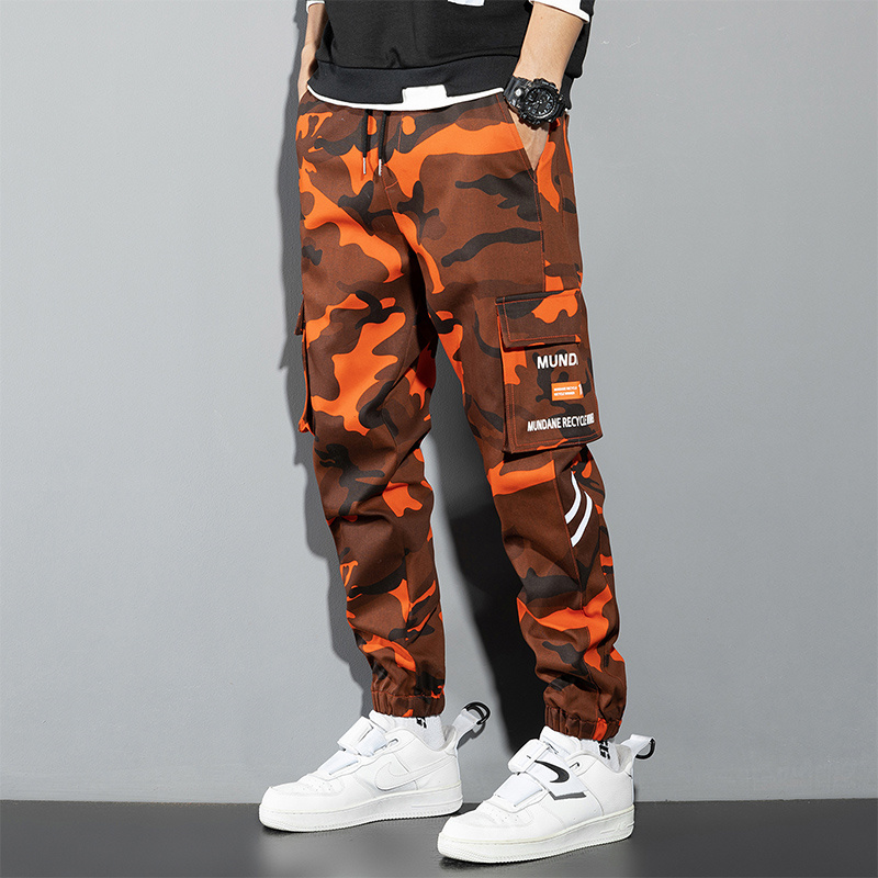 Pantalon Cargo Orange pour hom - Chino Pants Men avis et prix